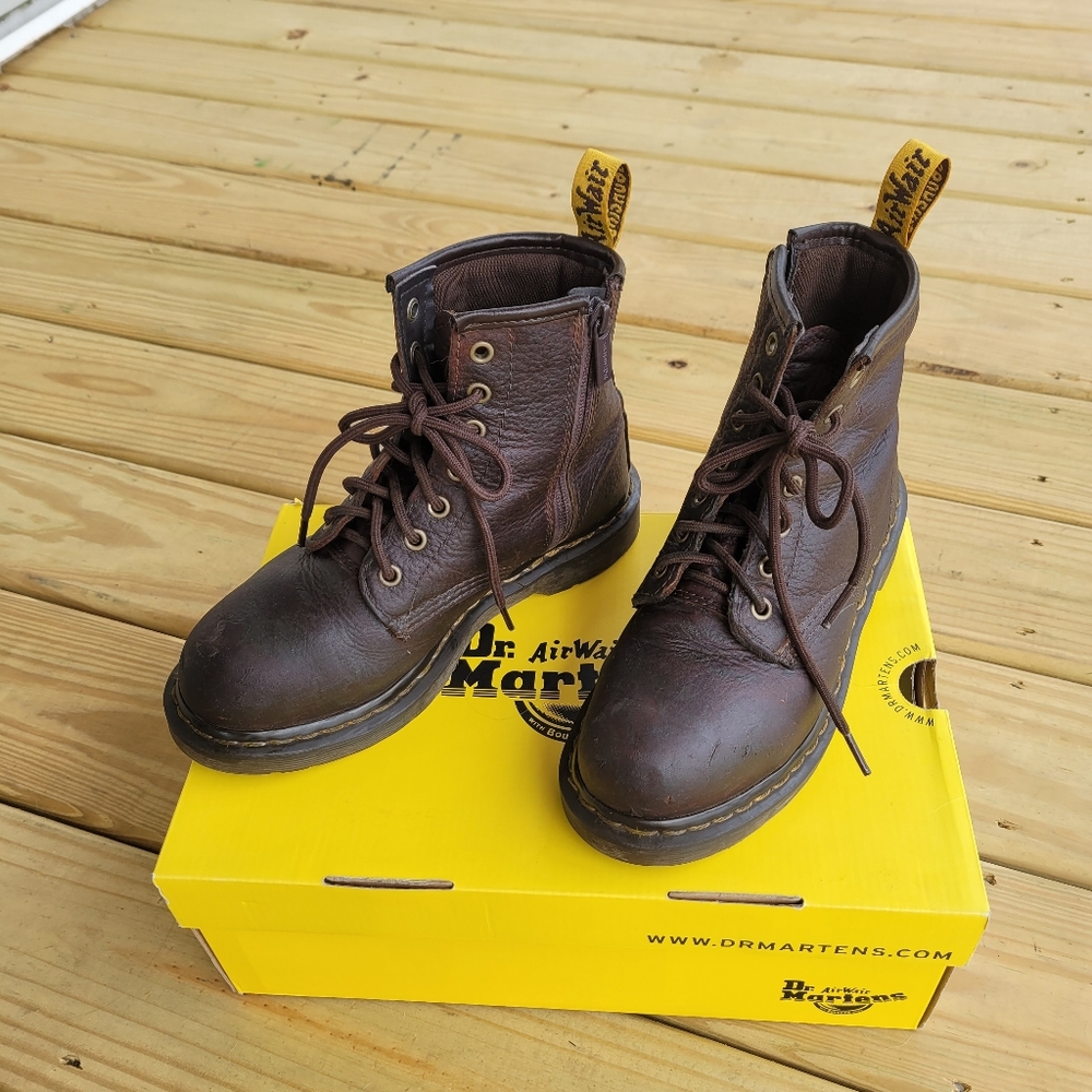Dr Martens steel toe boots